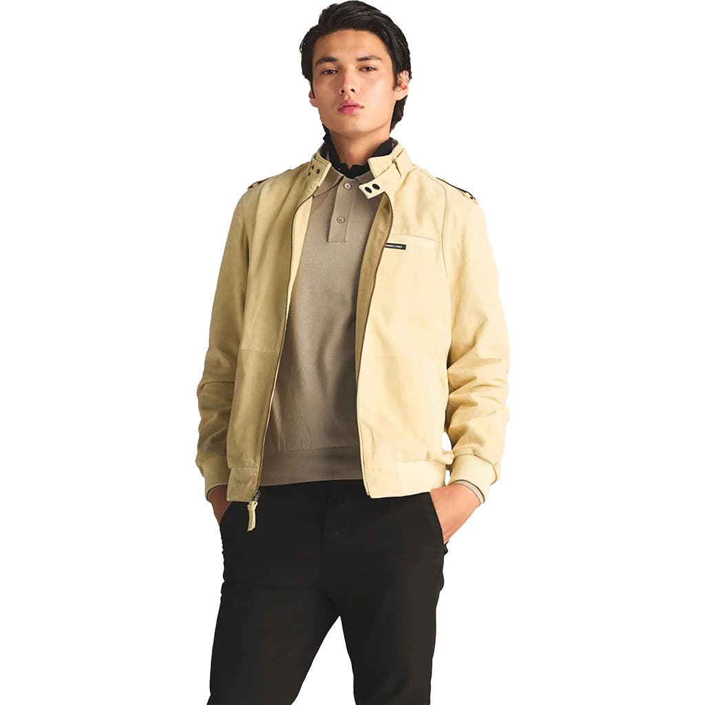 Members Only Soft Suede Iconic Jacket In Chamois