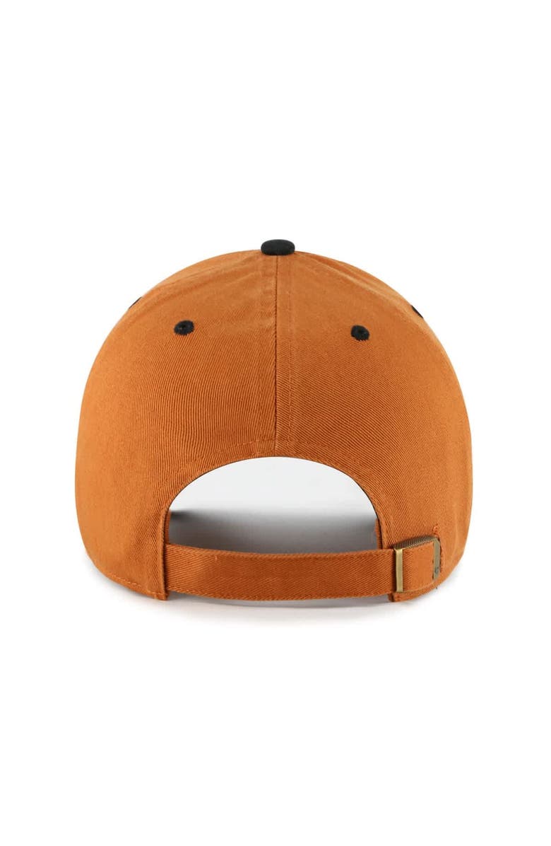 '47 Youth '47 Burnt Orange Texas Longhorns Scooter Clean Up Adjustable Hat, Alternate, color, White