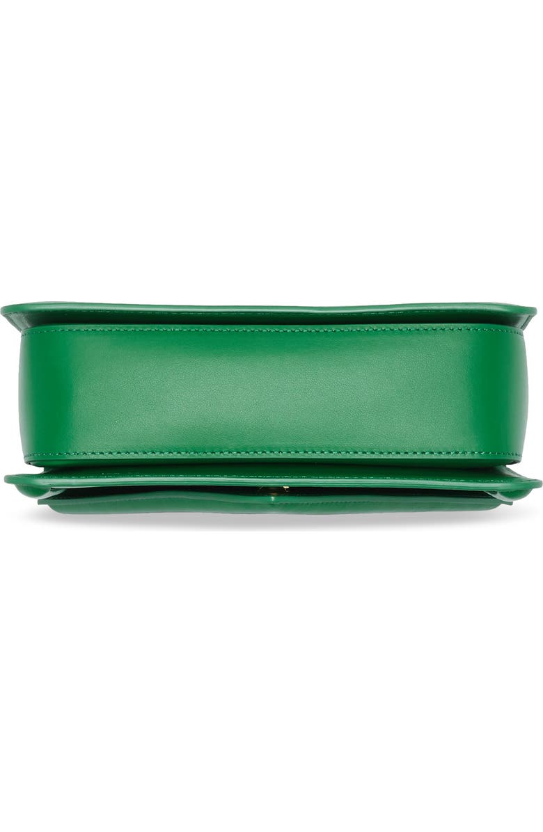 Mansur Gavriel M Frame Leather Shoulder Bag, Alternate, color, Grass