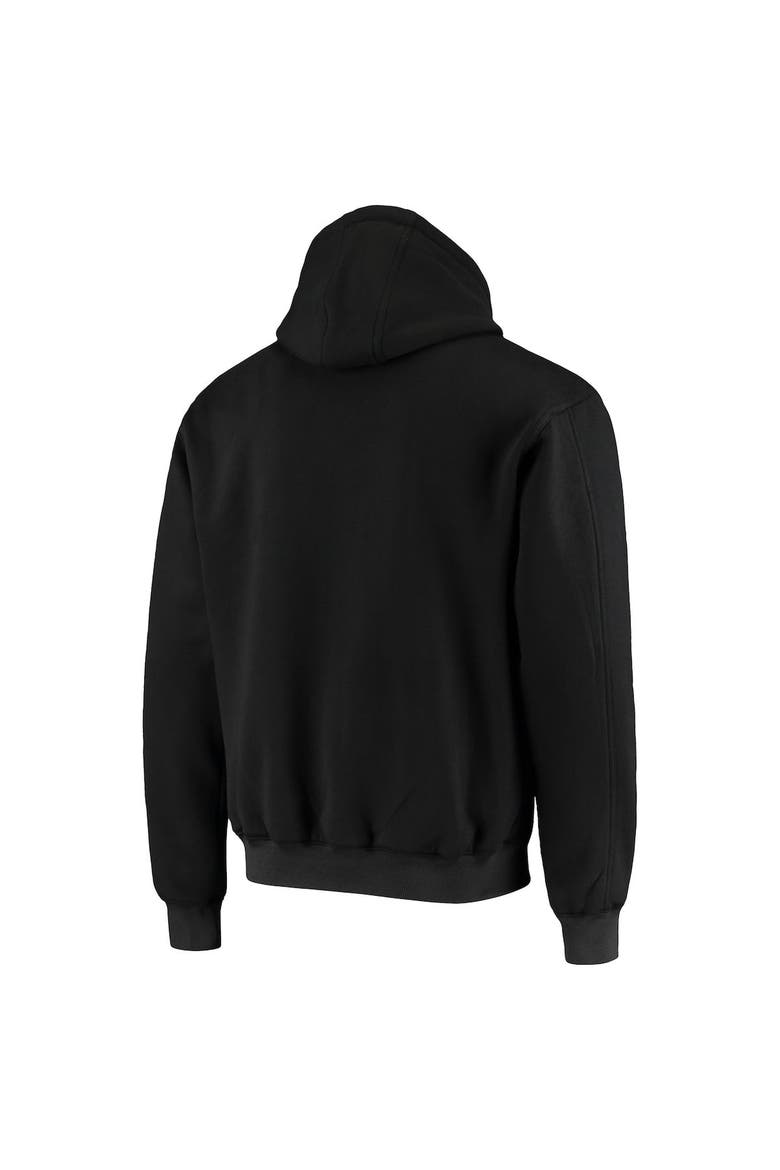 Men's Dunbrooke Black Tampa Bay Buccaneers Craftsman Thermal-Lined Full-Zip Hoodie, Alternate, color, Black