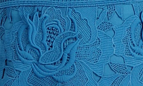 Shop Adelyn Rae Karia Drop Waist Lace Midi Dress In Blue