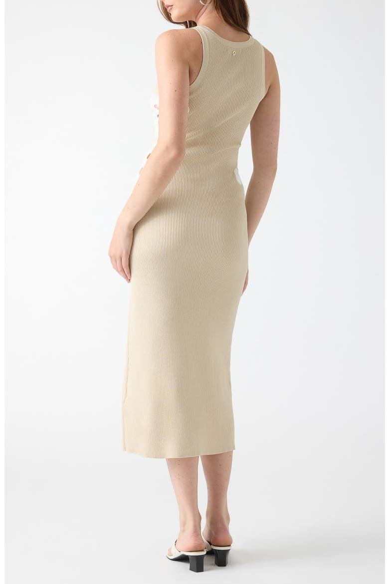 Laurie Lurex Midi Dress, Alternate, color, OPEN BEIGE