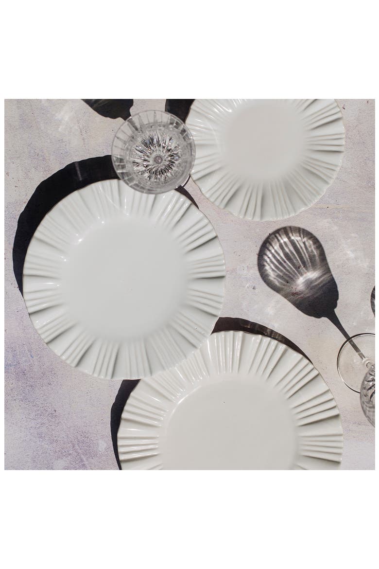 Bari American Dinner Plate, Alternate, color, WHITE