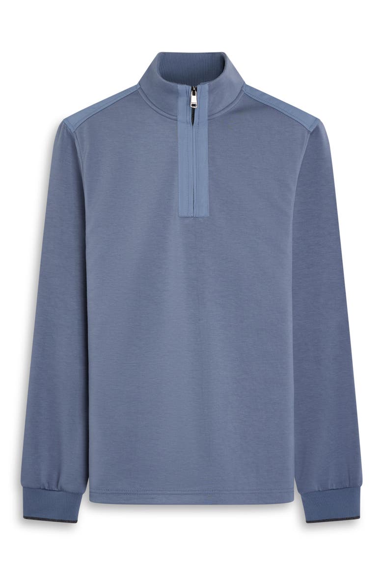 Soft Touch Quarter Zip Pullover, Alternate, color, STEEL