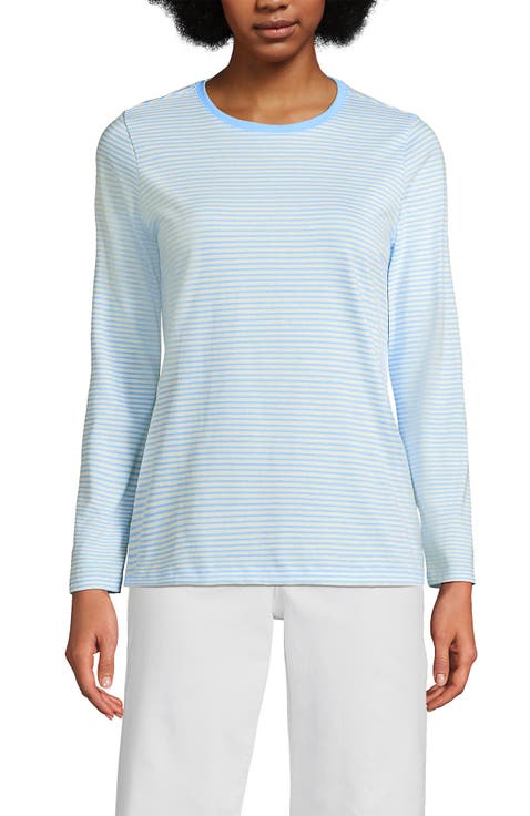 Supima Cotton Long Sleeve Crewneck T-Shirt