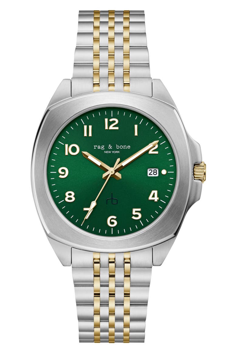 Bleeker Bracelet Watch, 40mm, Main, color, TWO TONE