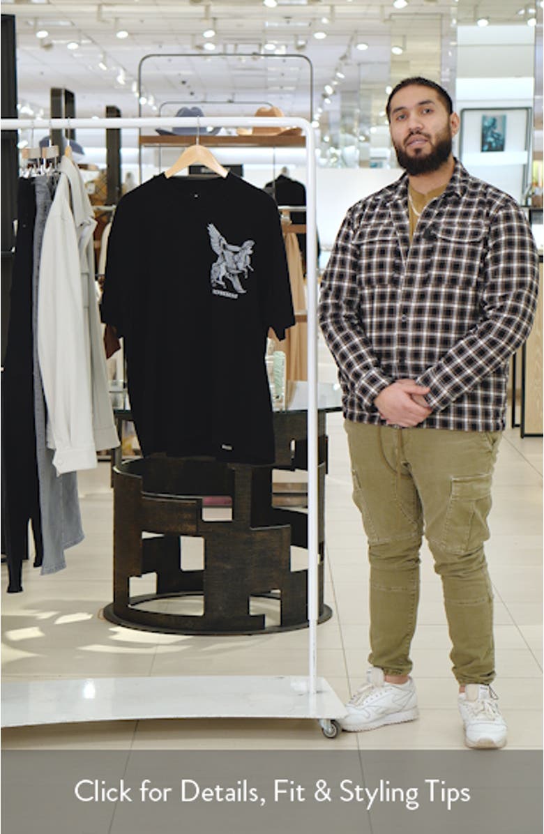 Elegance in Motion Cotton Graphic T-Shirt, sales video thumbnail