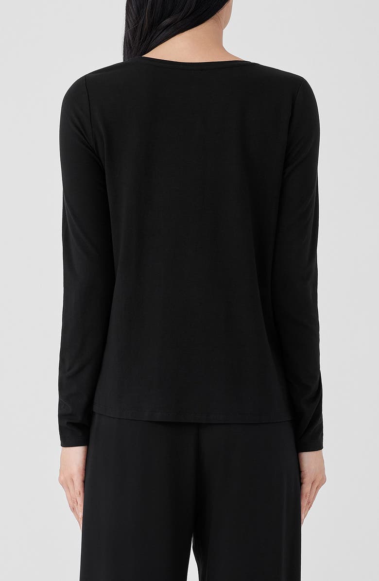 Eileen Fisher Long Sleeve Crewneck Top, Alternate, color, 