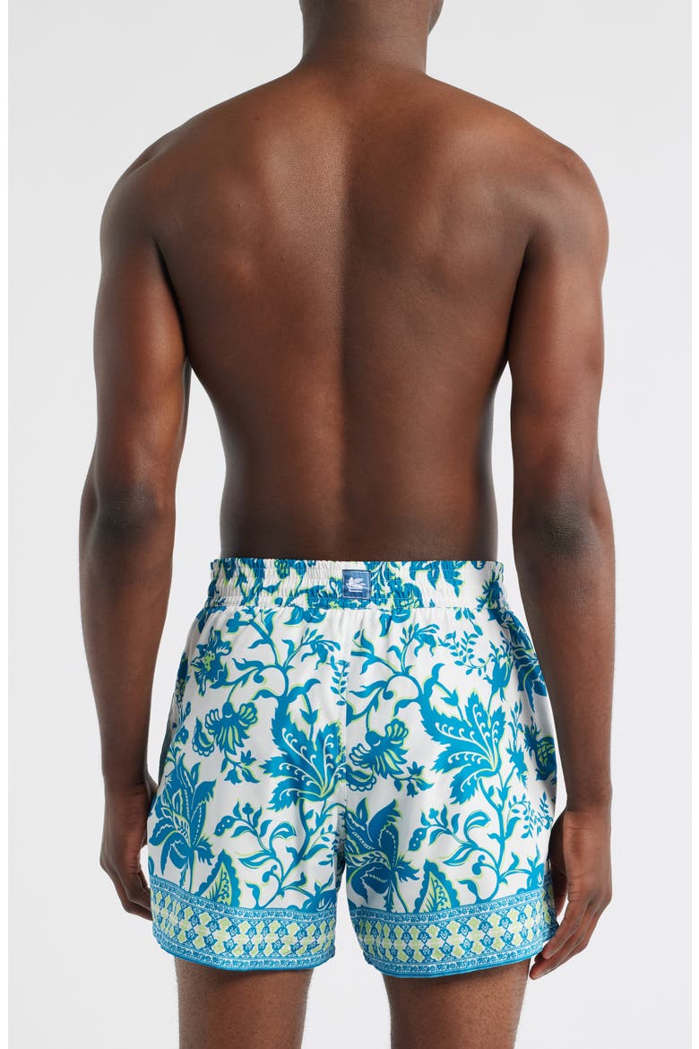 Roma Floral Swim Trunks, Alternate, color, STAMPA F.DO VERDE