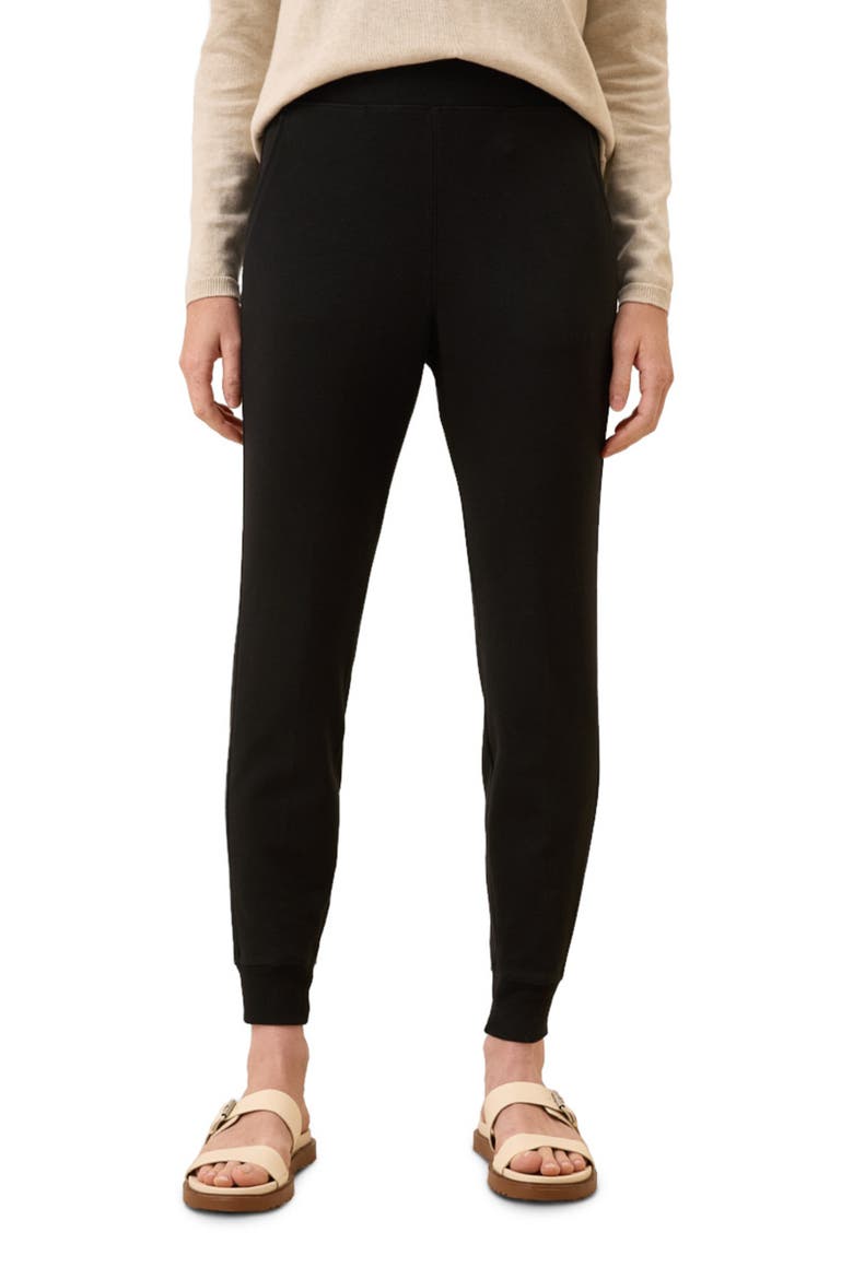 Everyday Organic Cotton Airplane Joggers, Alternate, color, Black