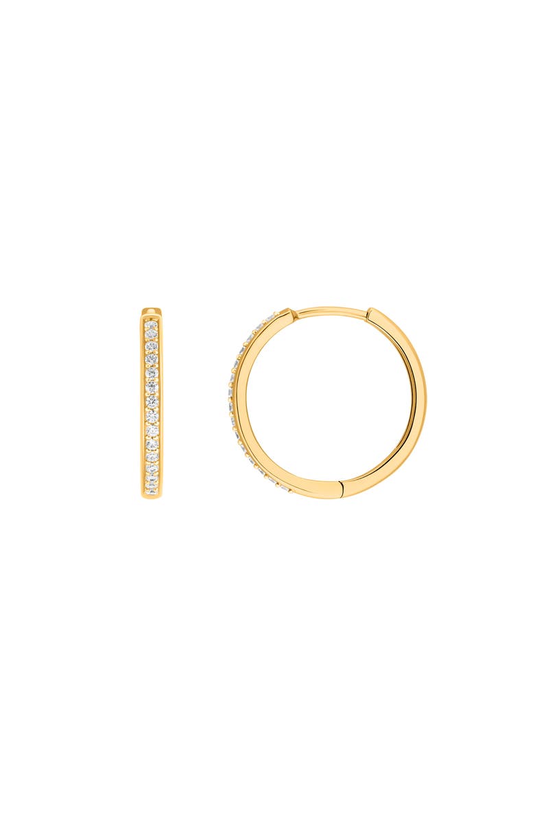 Karma and Luck Sparkling Soul - Gold Hoop Earrings, Main, color, 