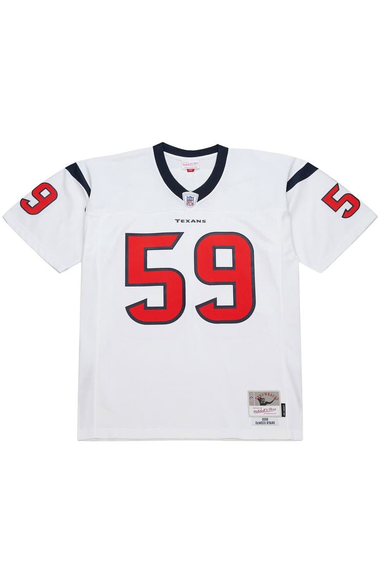 Mitchell & Ness Men's Mitchell & Ness DeMeco Ryans White Houston Texans 2006 Legacy Replica Jersey, Alternate, color, White