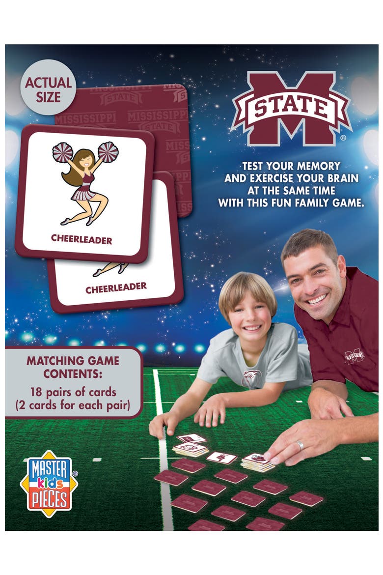Mississippi State Bulldogs Matching Game, Alternate, color, Multicolor