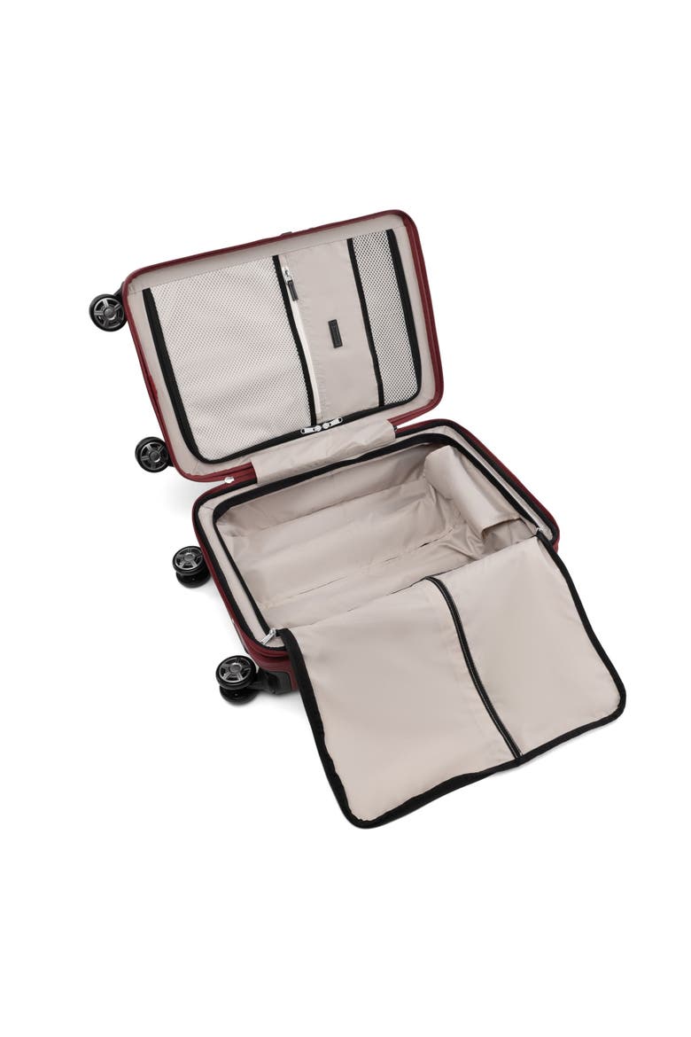 Platinum Elite Hardside 21" Carry On Spinner Luggage, Alternate, color, Daring Red