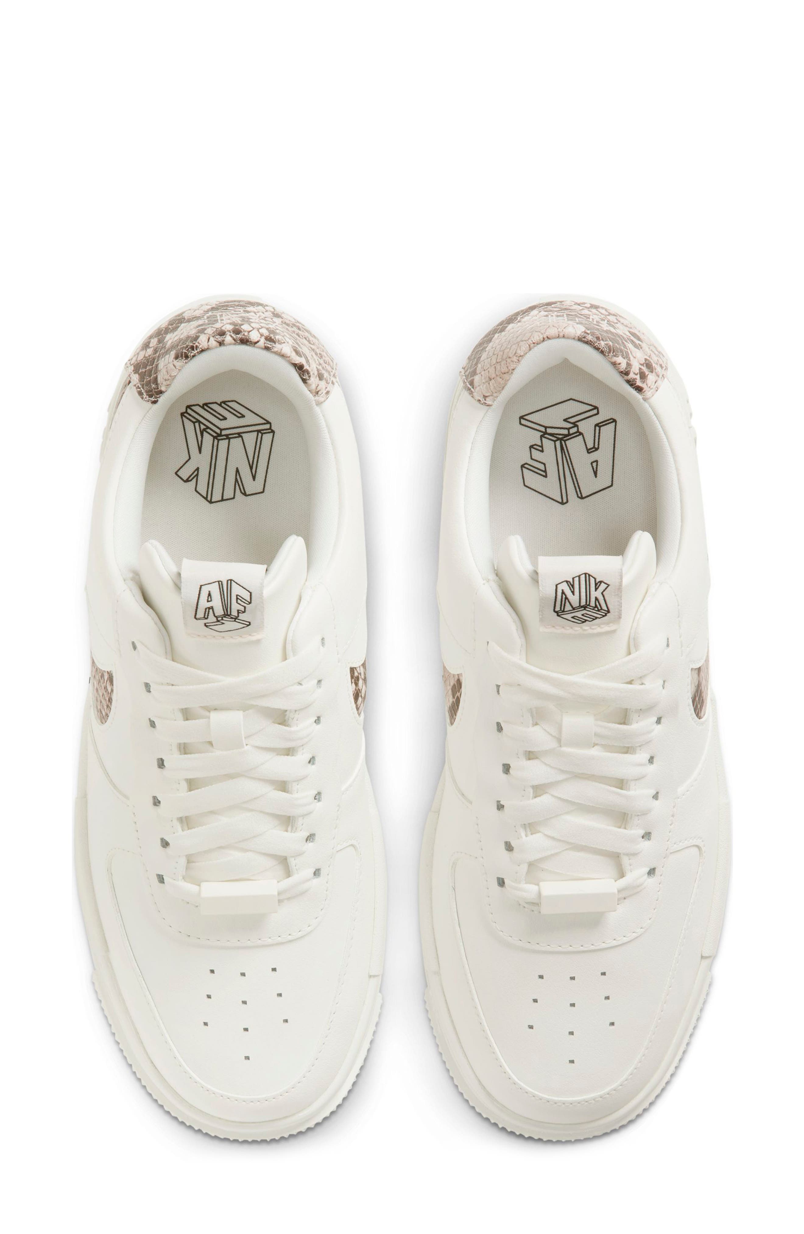Air Force 1 Pixel SE Sneaker, Alternate, color, SAIL/ DESERT SAND/ GREY/ MALT