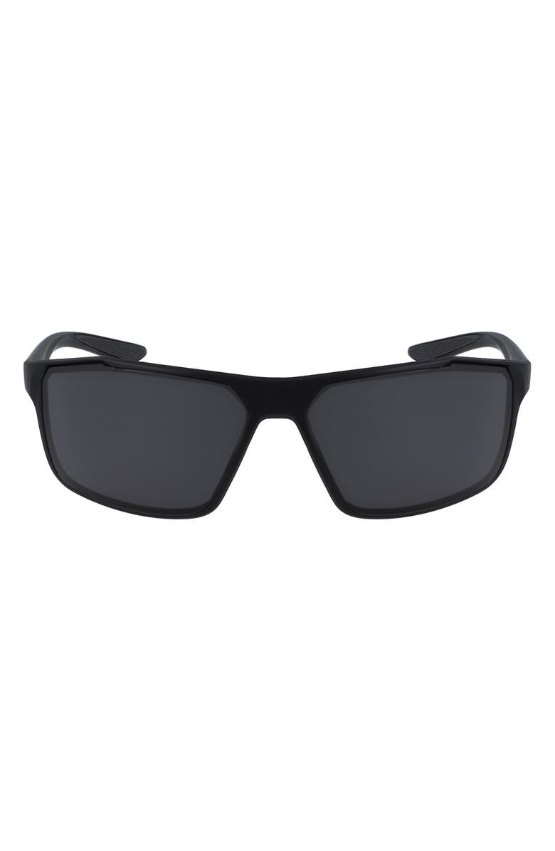Nike Windstorm 65mm Rectangular Sunglasses, Main, color, 
