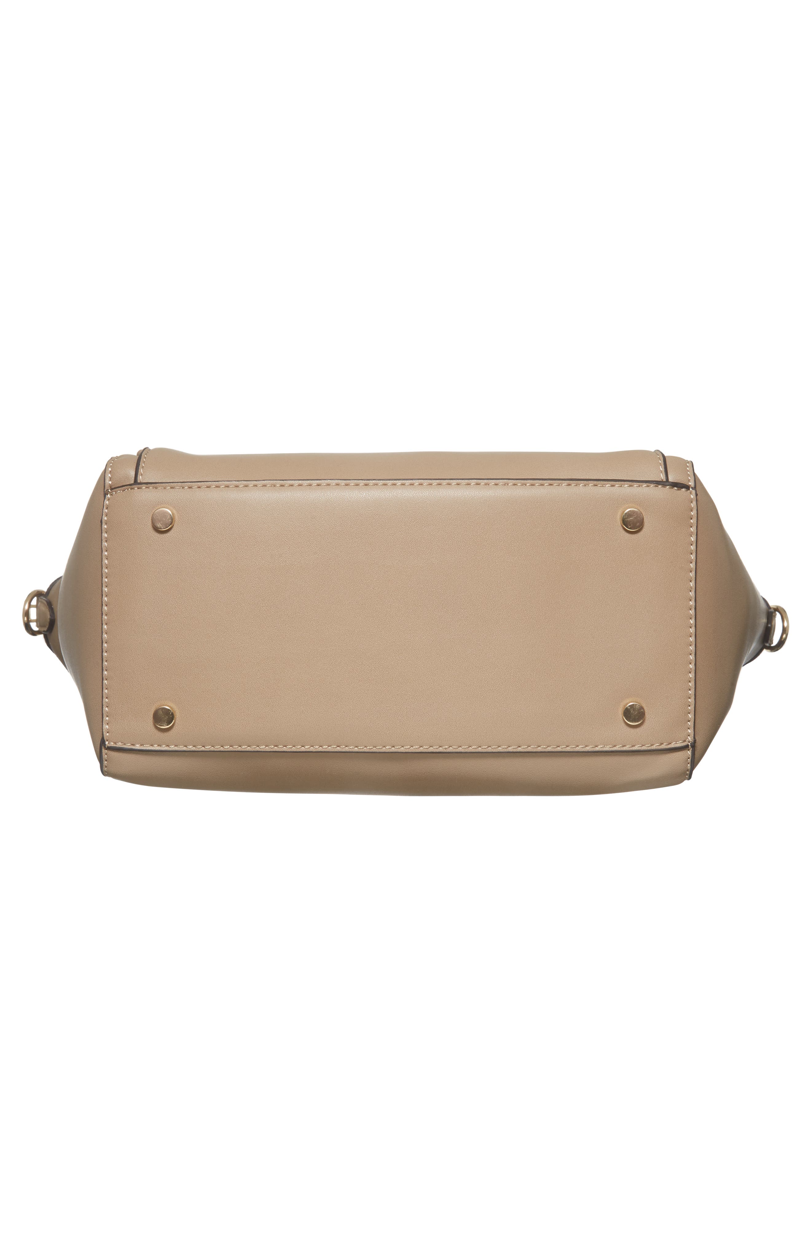 Amada Faux Leather Satchel, Alternate, color, TAUPE