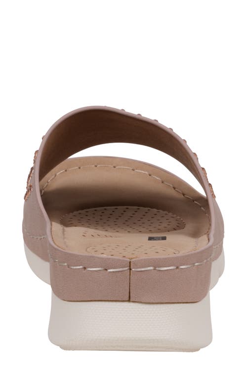 Gc Shoes Julie Comfort Slide Sandal In Blush