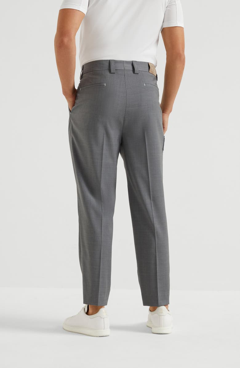 Brunello Cucinelli Virgin wool trousers, Alternate, color, 