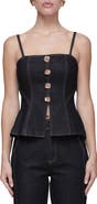 Avec Les Filles Hourglass Peplum Camisole