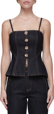 Avec Les Filles Hourglass Peplum Camisole