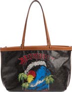 Balenciaga Snob Coated Canvas Tote