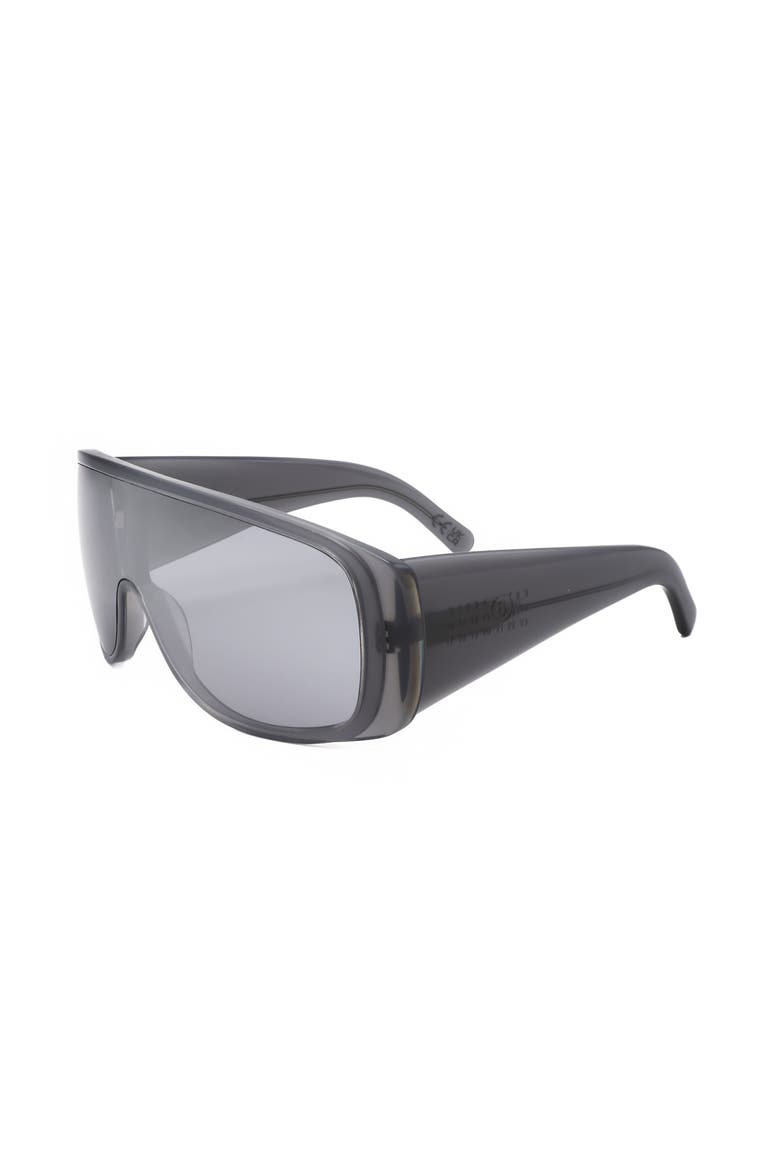 69mm Mask Sunglasses, Alternate, color, GREY