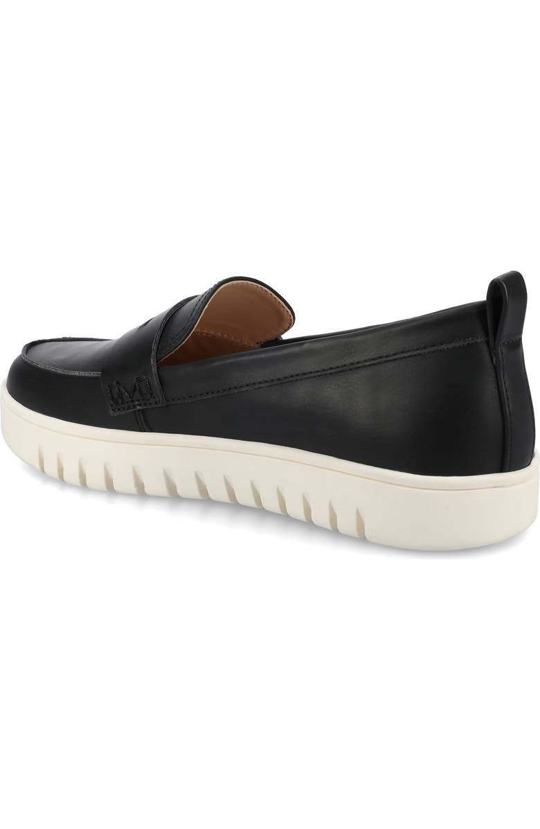 Journee Collection Tayla Penny Loafer - Wide Width Available, Alternate, color, Black