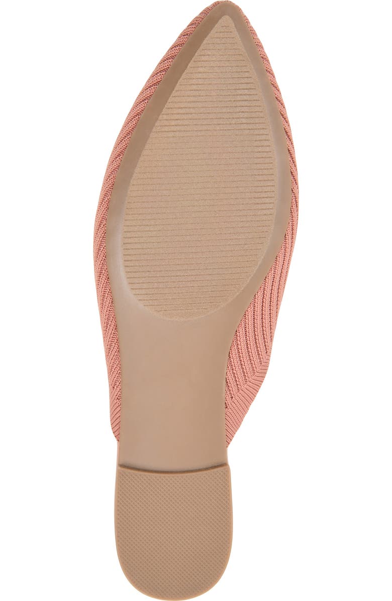 Journee Collection Aniee Knit Mule, Alternate, color, Clay