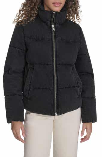 Western Denim Puffer Jacket