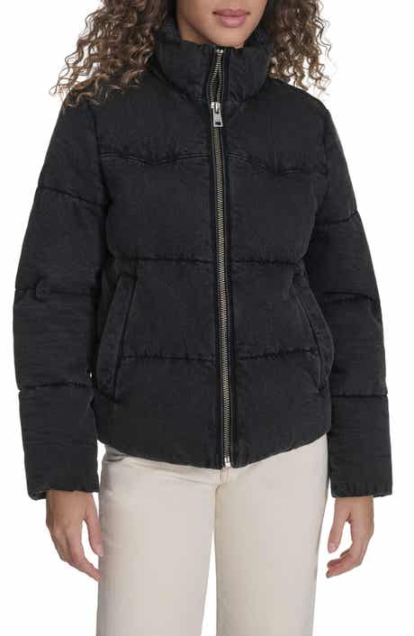Western Denim Puffer Jacket