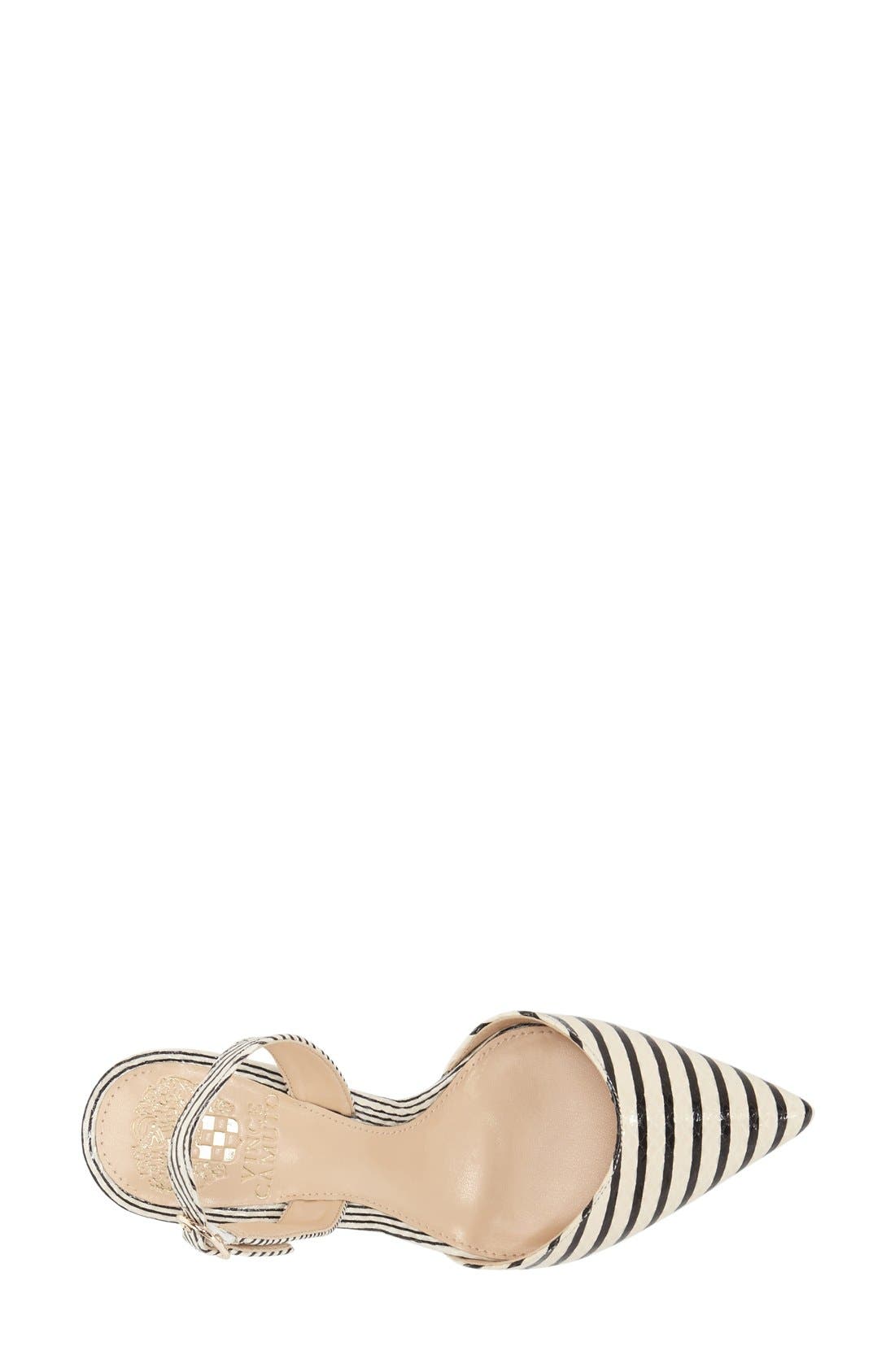Vince Camuto 'Barlowe' Pointy Toe Slingback Pump, Alternate, color, 