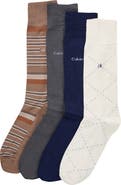 Calvin Klein 4-Pack Dress Socks