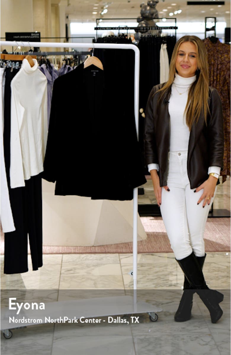 Longline Velvet Blazer, sales video thumbnail