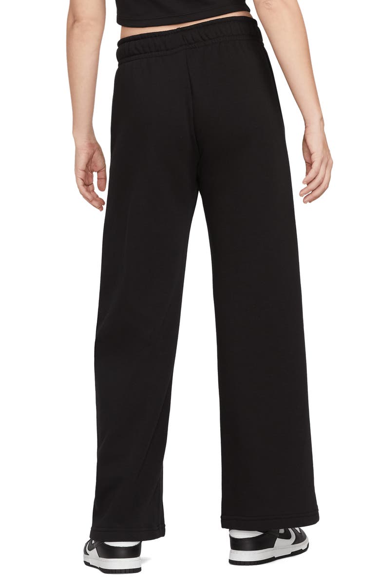 Nike Club Fleece Sweatpants, Alternate, color, Black/White