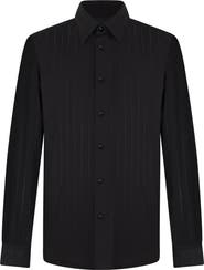 PHILIPP PLEIN Sugar Daddy Cut Shirt Stripes Stones Stones Men
