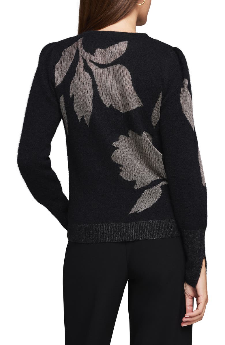 NIC+ZOE Lace Knit Floral Sweater, Alternate, color, 