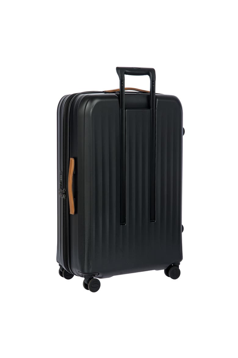 Taormina Hardside Expandable 30" Large Checked Spinner Luggage, Alternate, color, Black