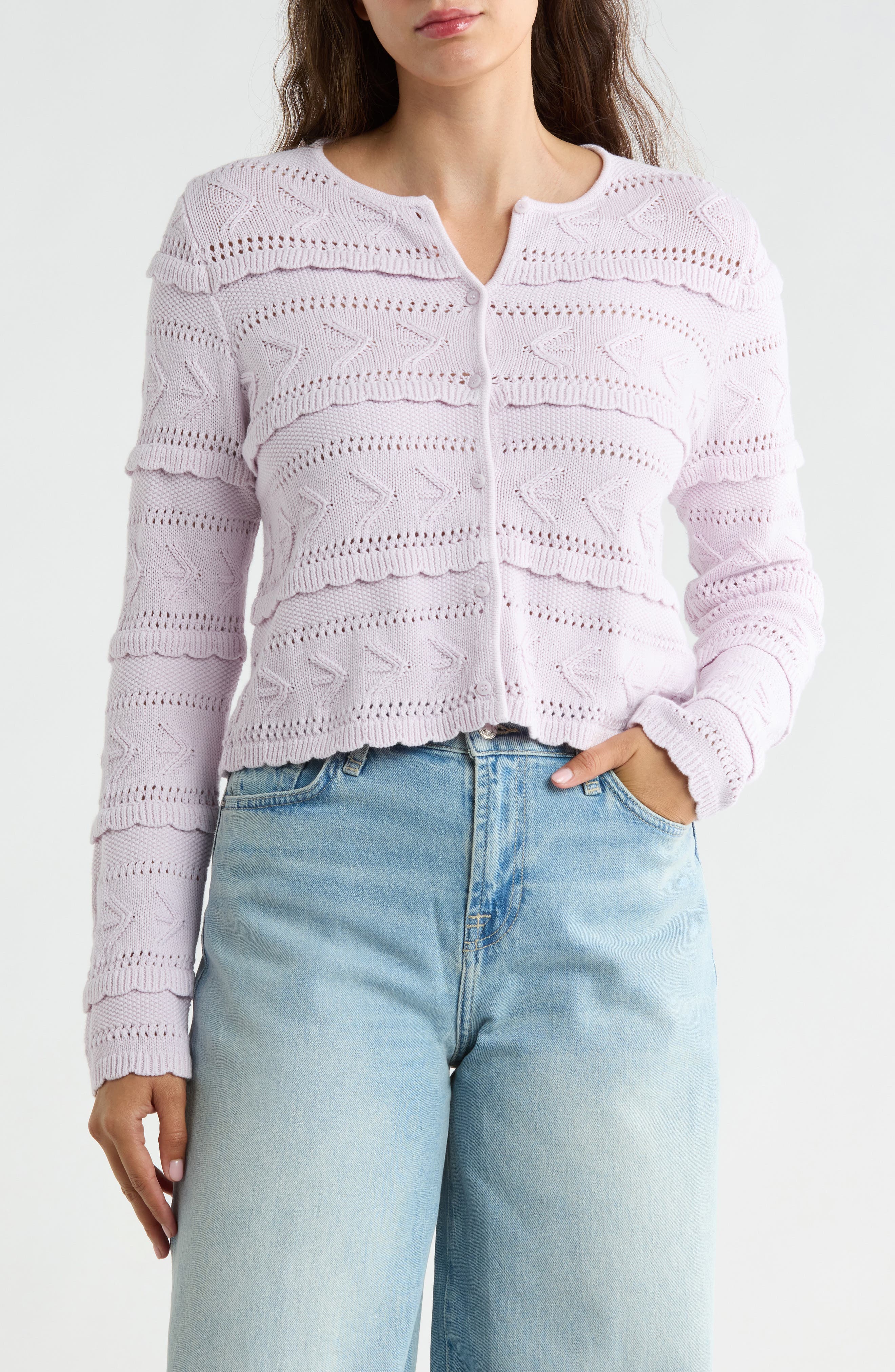 Giovanna Open Stitch Cardigan