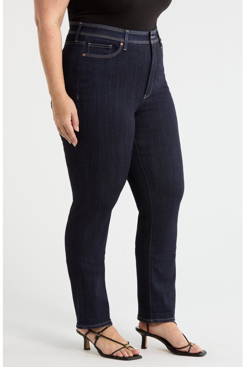 Marilyn Cuffed Straight Leg Jeans, Alternate, color, MORNINGTIDES