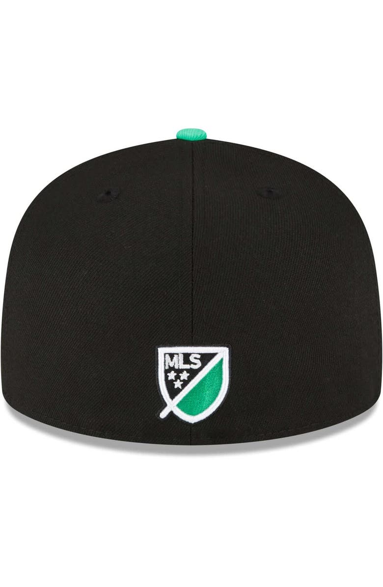 New Era Men's New Era Black Austin FC Element Tech Pack 59FIFTY Fitted Hat, Alternate, color, 