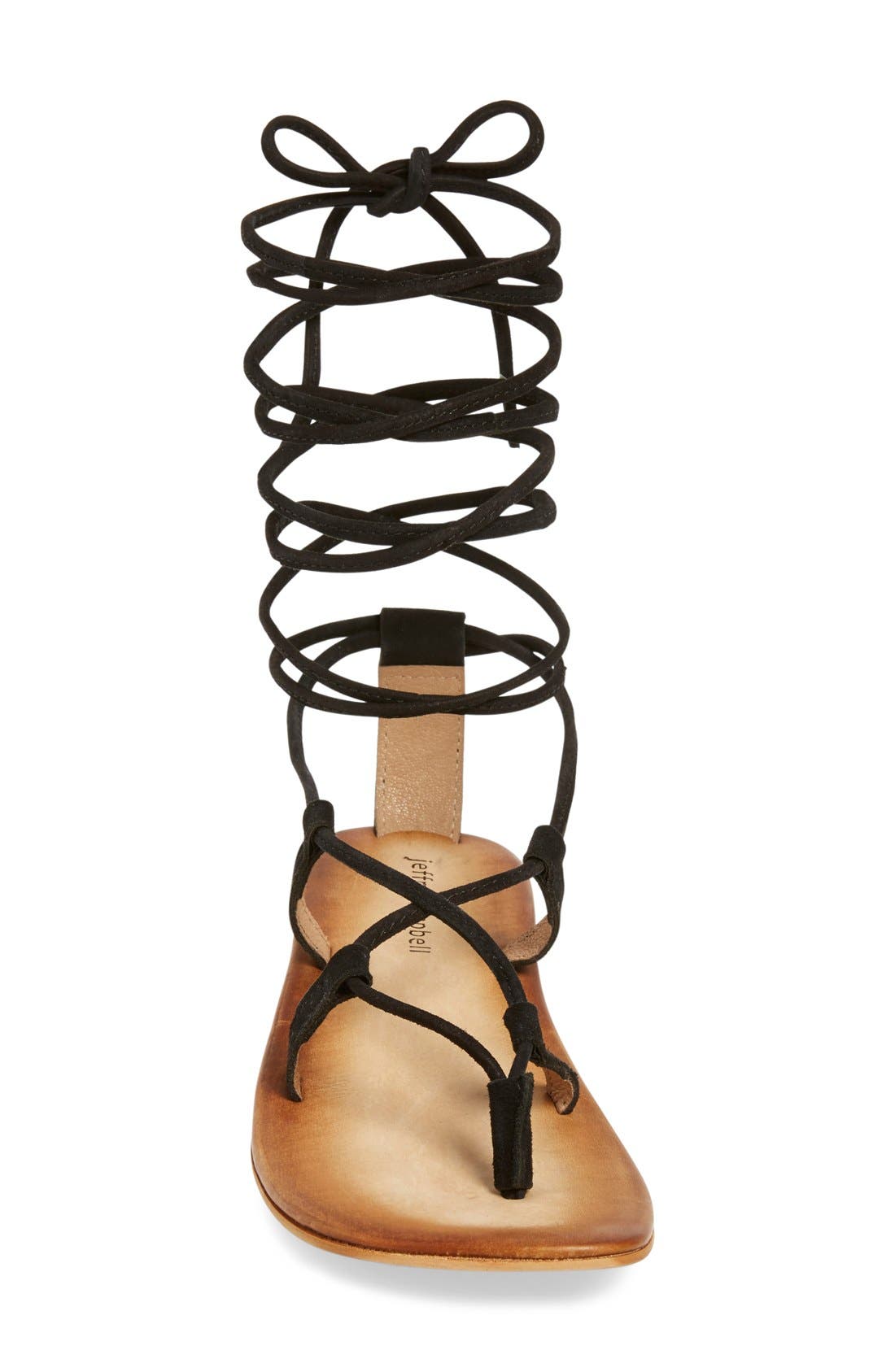 Jeffrey Campbell 'Lima' Wraparound Strap Sandal, Alternate, color, 