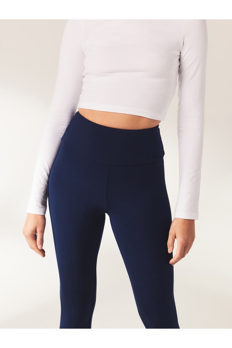 Tall Lightweight High Waisted Leggings, Alternate, color, Navy