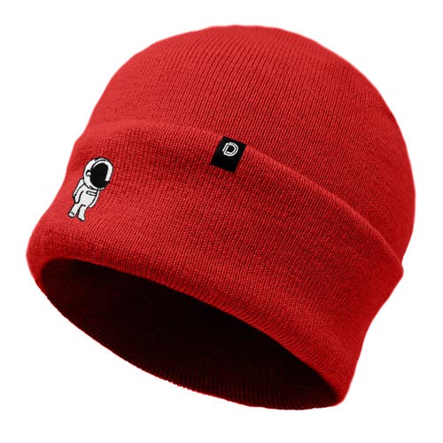 Dalix Astronaut Beanie In Red