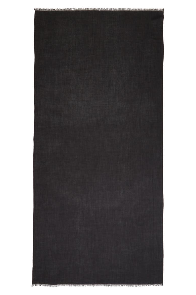 Lightweight Cashmere Scarf, Alternate, color, 001BLK