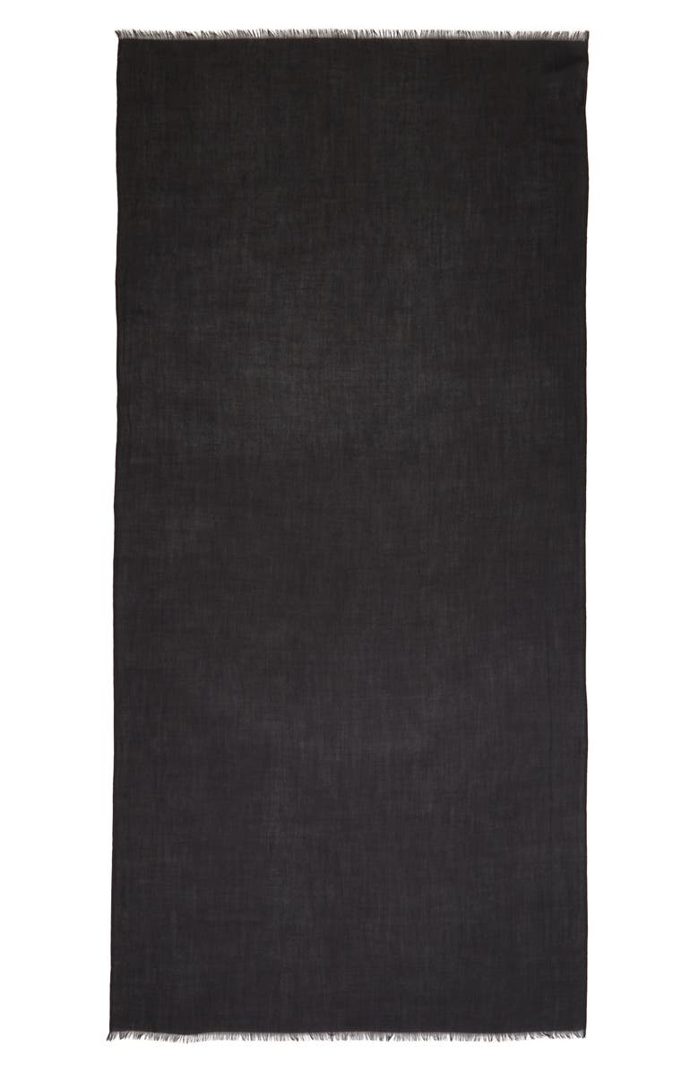Vince Lightweight Cashmere Scarf, Alternate, color, 001Blk