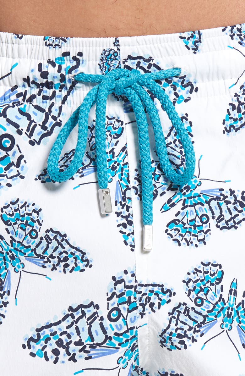 Vilebrequin Moorise Butterflies Superflex Swim Trunks, Alternate, color, 