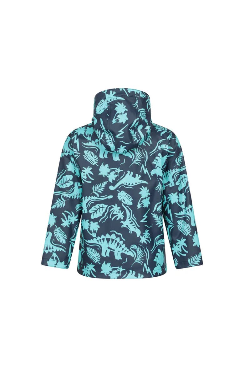 Childrens/Kids Dinosaur Waterproof Jacket And Trousers Set, Alternate, color, Dark Blue