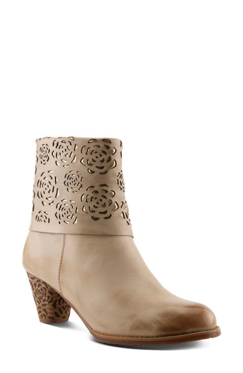 Kissofarose Leather Bootie