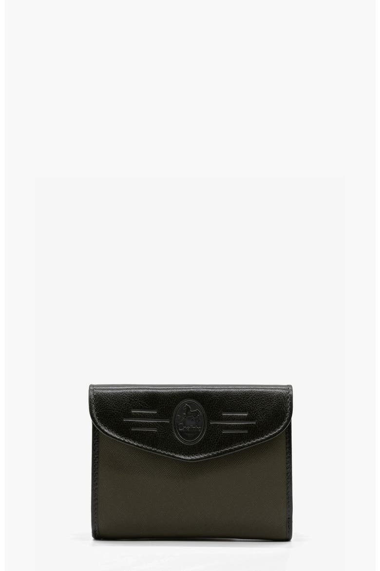 Grace Wallet 202, Alternate, color, Green / Beige